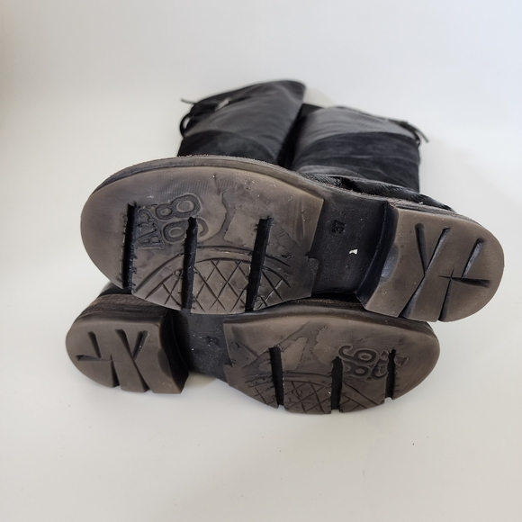 A.S. 98 Black leather knee high boots size 37 us 6.5 - Picture 8 of 12